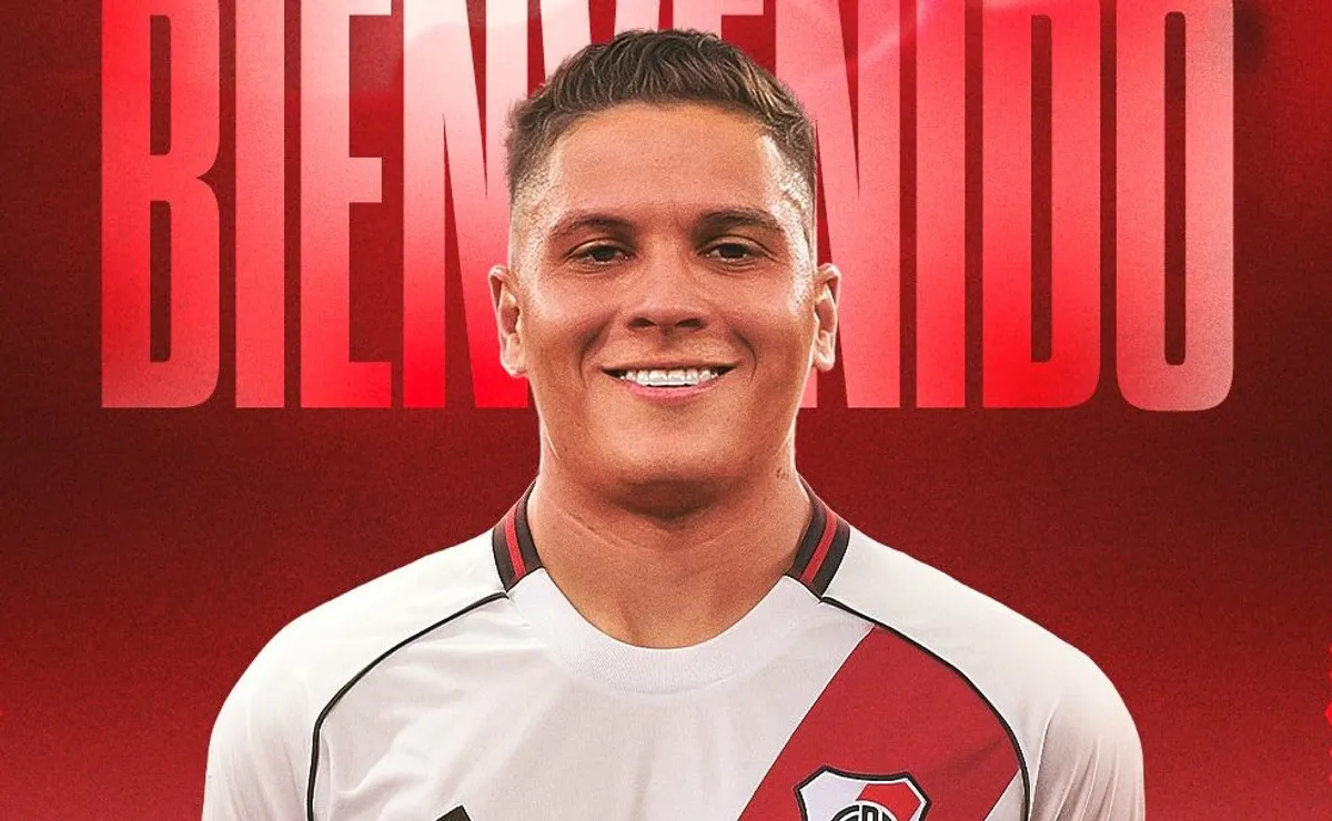 Así presentó River a Juanfer.