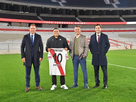 Con chicana a Boca, los tres detalles de la presentación de Juanfer en River
