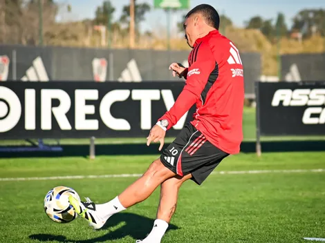 Prepara la vuelta: Juanfer Quintero entrenó a la par del grupo