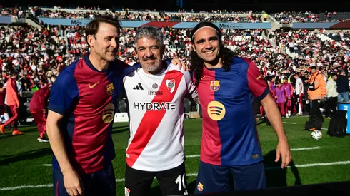 Ortega figura en el triunfo de River ante Barcelona.