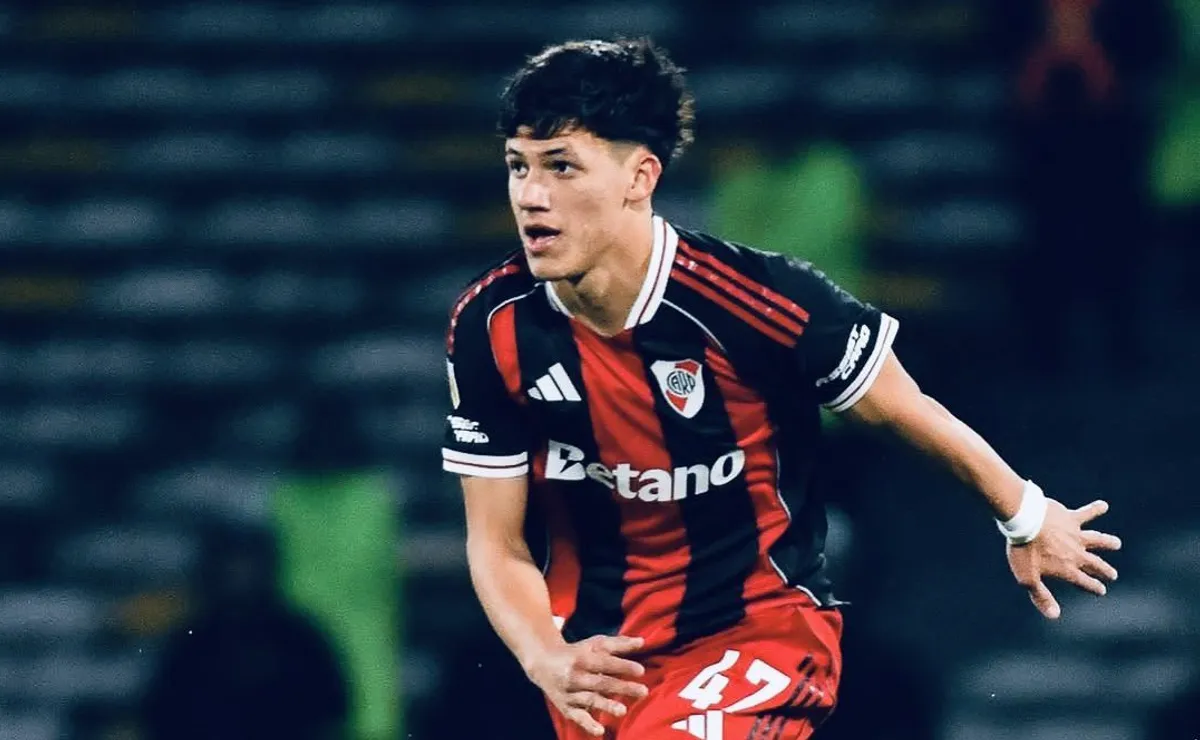 A la altura: así fue el primer partido de Juan Cruz Meza como titular en River