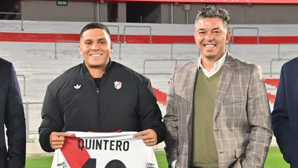 Gallardo espera que Juanfer Quintero este para el domingo.