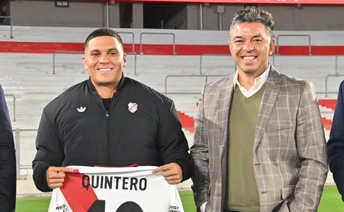 Gallardo espera que Juanfer Quintero este para el domingo.