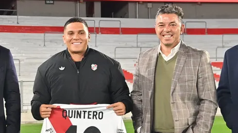 Gallardo espera que Juanfer Quintero este para el domingo.