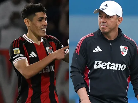 Gallardo llenó de elogios a Santiago Lencina por sus primeros goles en River