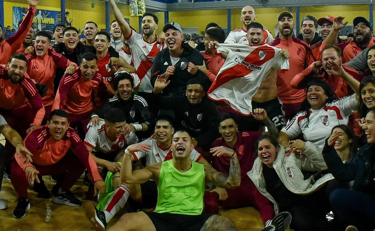 River se quedó con el Superclásico de futsal (Foto: @RiverClub1901).
