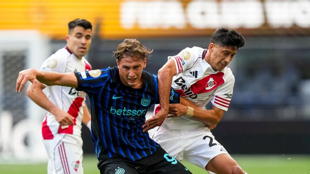 El último partido de Aliendro en River fue ante Inter.