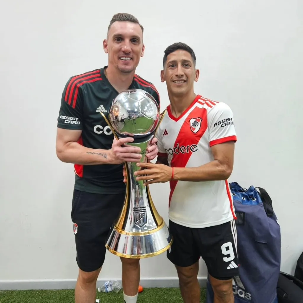 Aliendro y su adios a River (Instagram)