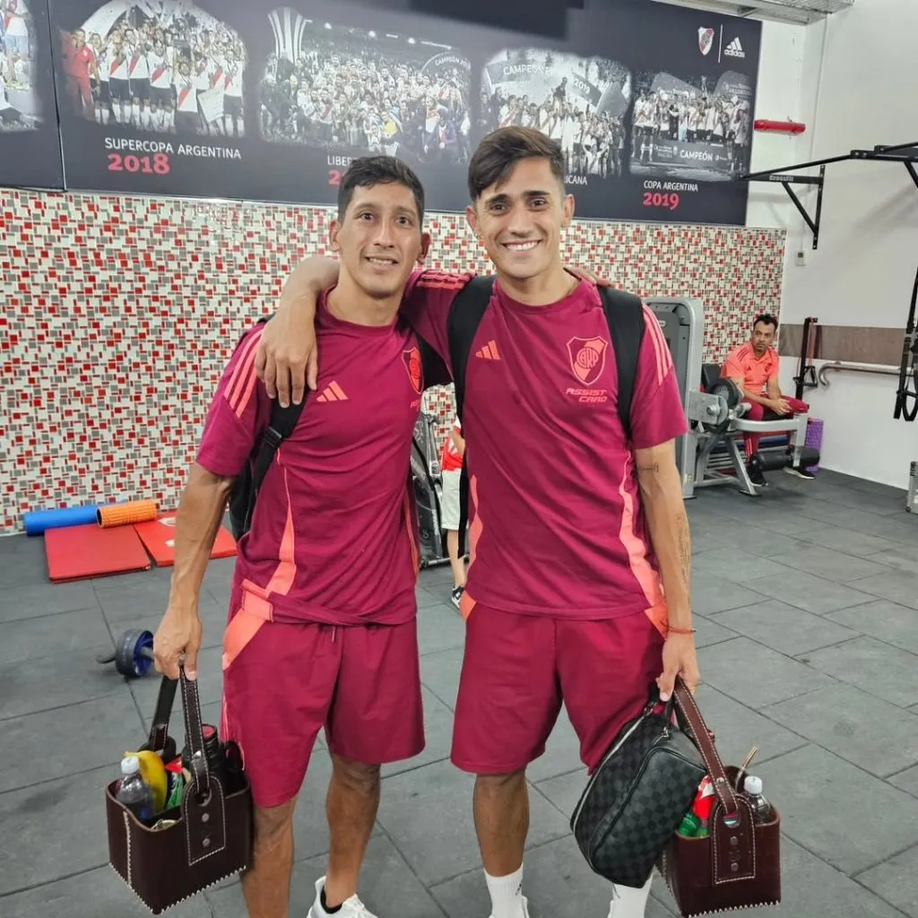 Aliendro y su adios a River (Instagram)