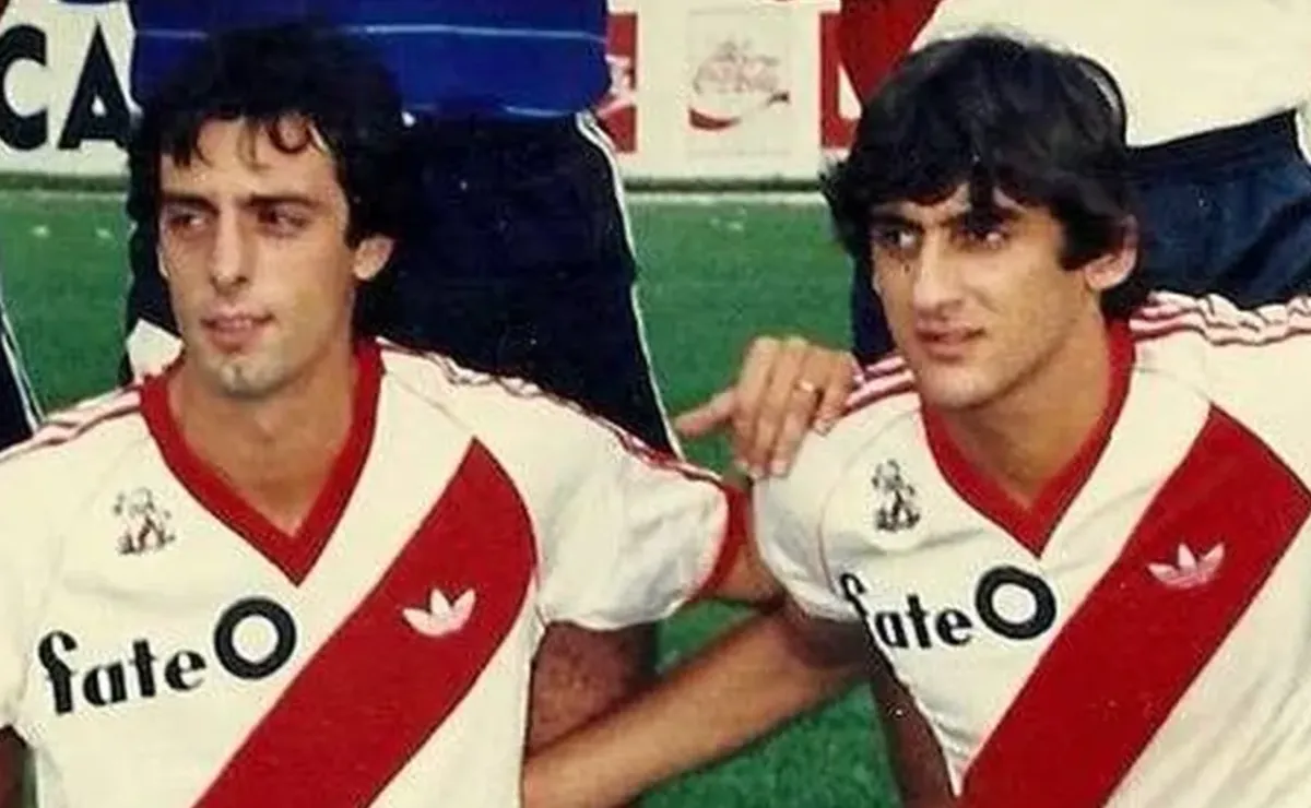 Morresi y Francescoli compartieron un año en River.