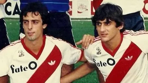 Morresi y Francescoli compartieron un año en River.
