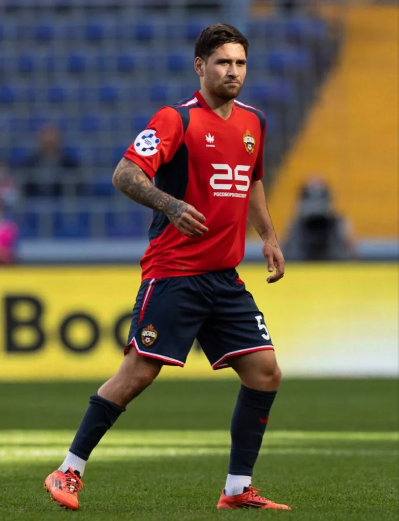 Inesperado presente de Rodrigo Villagra en Rusia (Foto: CSKA Moscú).