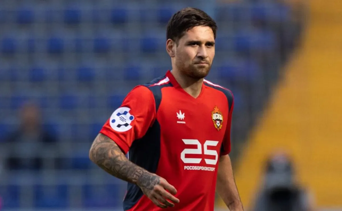Inesperado presente de Rodrigo Villagra en Rusia (Foto: CSKA Moscú).