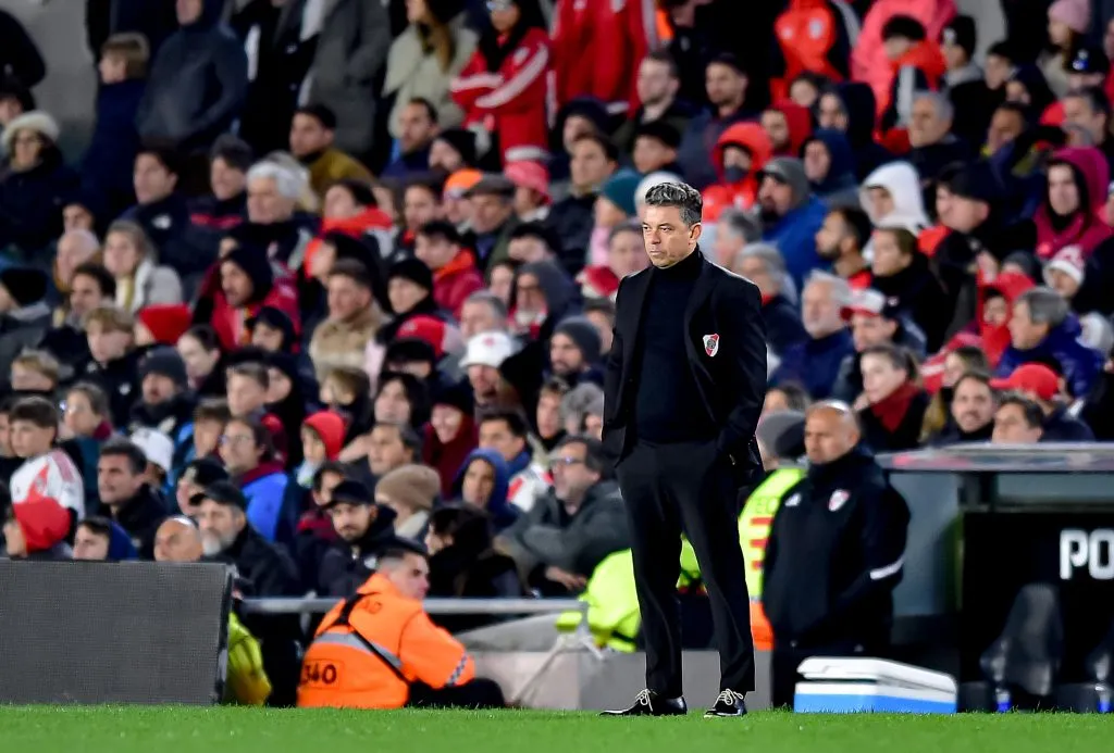 Gallardo habló del presente de River. (Getty)