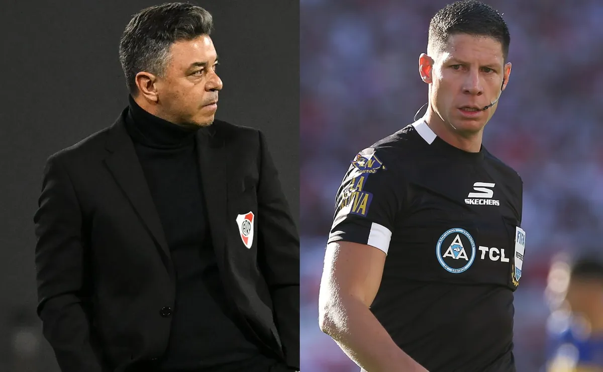 Gallardo habló del gol anulado a Enzo Pérez.