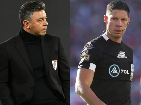 Gallardo opinó del gol anulado a Enzo Pérez: "Si voy a la lógica..."