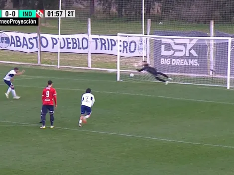 VIDEO: Lavagnino debutó en Independiente y atajó un penal en Reserva