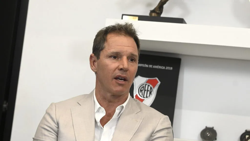 Brito habló del nuevo predio. Foto: LPM / Diego Haliasz.