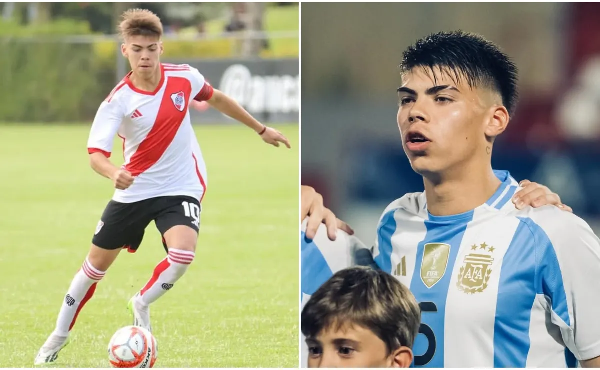 Santiago Espíndola, de las inferiores de River, campeón con el Sub 17 en L'Alcudia.