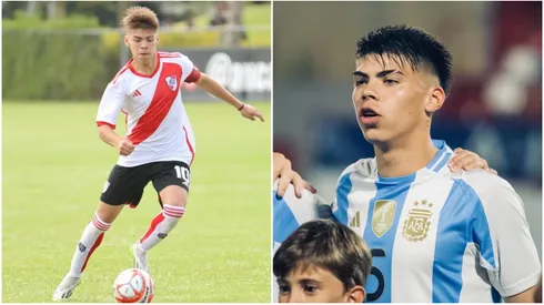 Santiago Espíndola, de las inferiores de River, campeón con el Sub 17 en L'Alcudia.