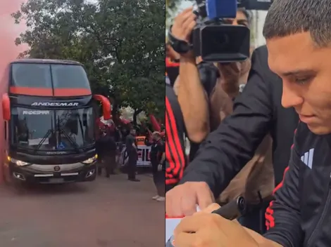 Locura por River en Santiago del Estero: fotos, firma de camisetas y un recibimiento emotivo