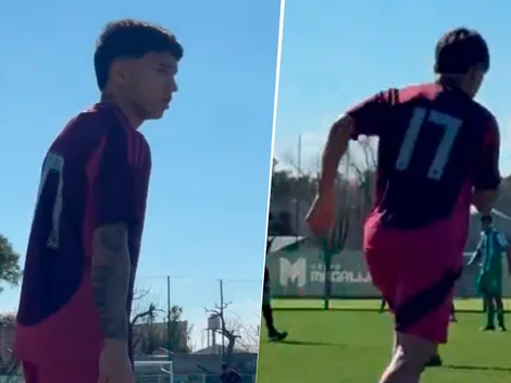 Felipe Esquivel: la joya de River que volvió a jugar tras ocho meses de ausencia