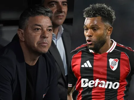 Gallardo le puso un freno a las críticas a Borja y se cruzó con un periodista