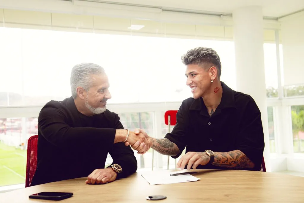 Carrascal llegó a Flamengo. (Prensa Flamengo)