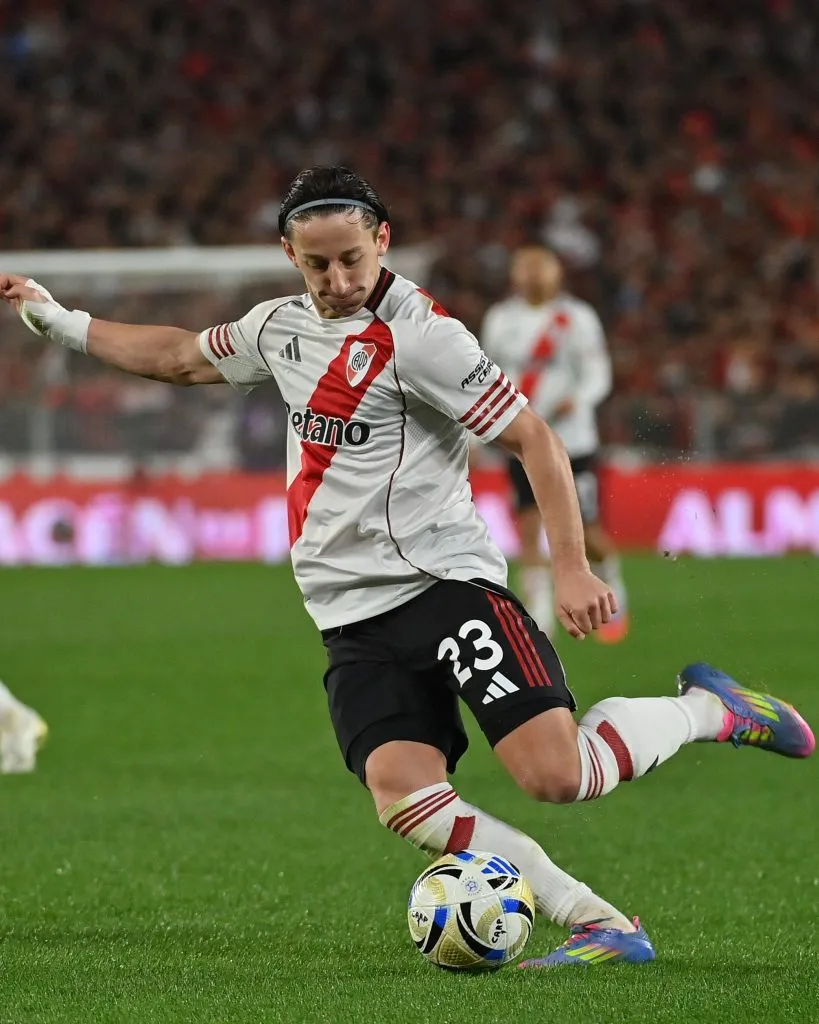 Matías Galarza jugó dos partidos en River. (River Prensa)