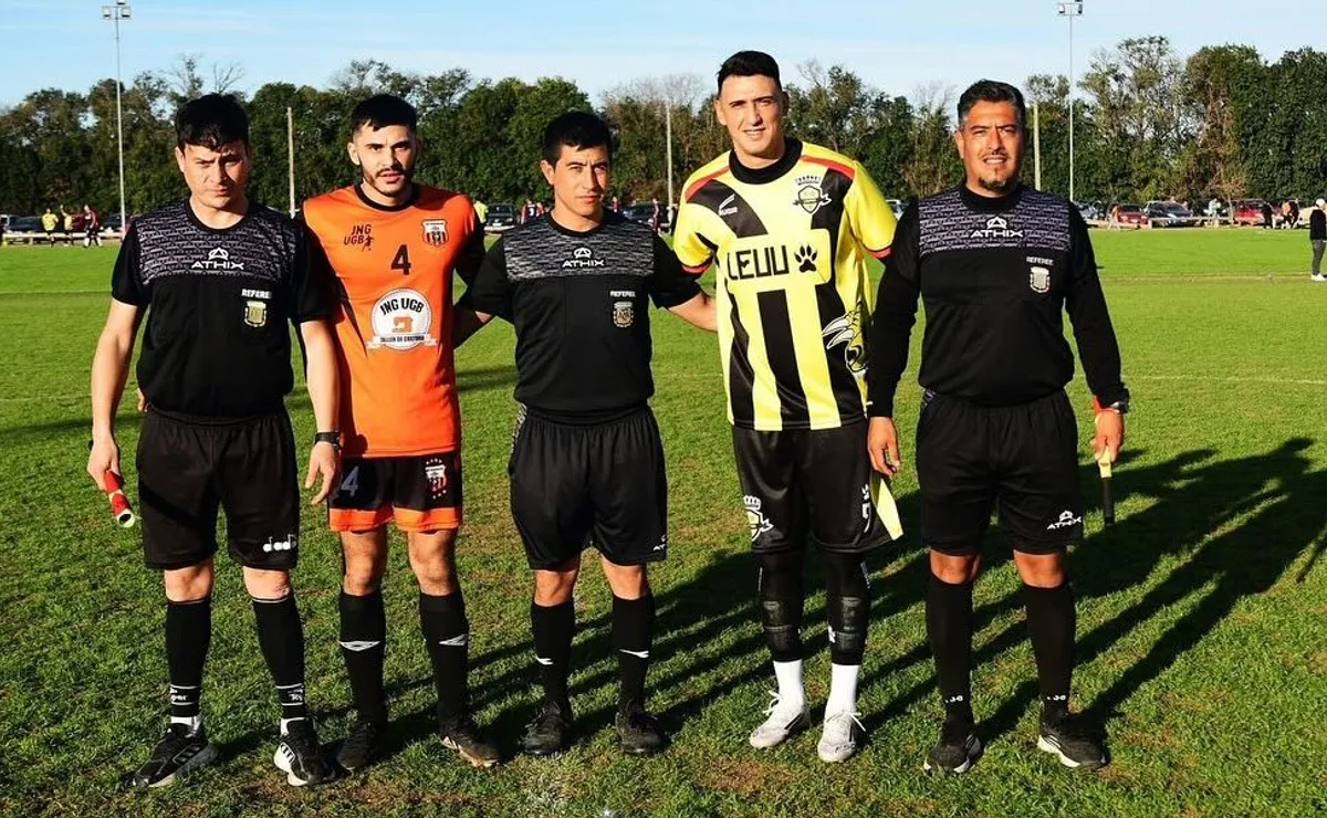 Matías Suárez la rompió en un partido amateur en Córdoba.