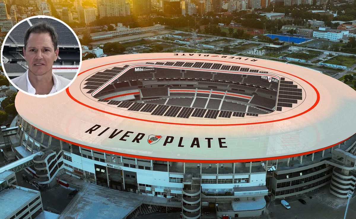 Brito habló sobre un posible techado del Monumental.