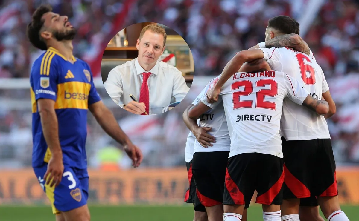 El presidente de River remarcó la diferencia con los de enfrente.