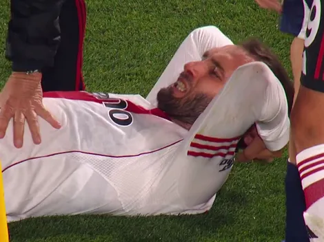 Pezzella salió lesionado vs. Independiente y encendió las alarmas en River