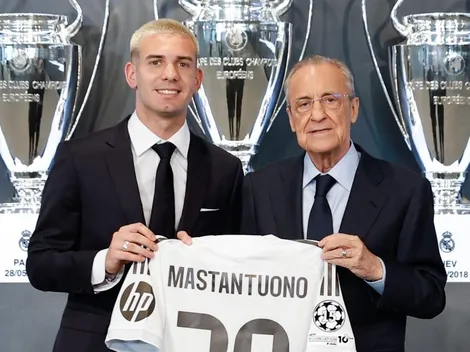 Real Madrid presentó a Franco Mastantuono como refuerzo