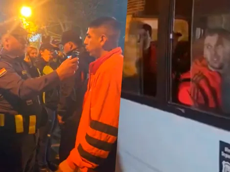 Hinchas de River fueron demorados en Paraguay por controles de alcoholemia sorpresa