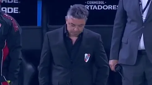 Gallardo se mostró muy molesto en Paraguay.