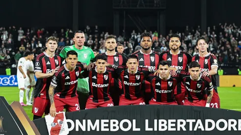 Los once de River que jugaron de arranque en Paraguay. Foto: Getty.