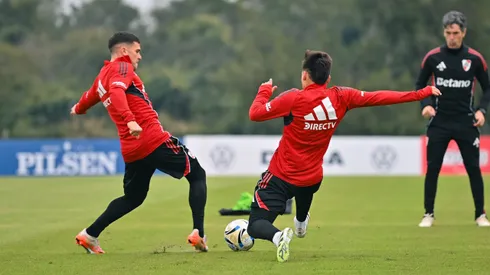 River entrenó en Asunción a la mañana.