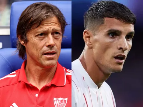 Matías Almeyda explicó por qué sumó a Erik Lamela a su cuerpo técnico en Sevilla tras su retiro