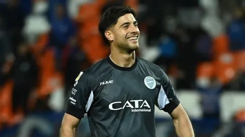 Franco Petroli, el arquero de Godoy Cruz vs. River.