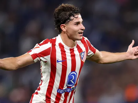 Video: el espectacular golazo de tiro libre de Julián Álvarez vs. Espanyol