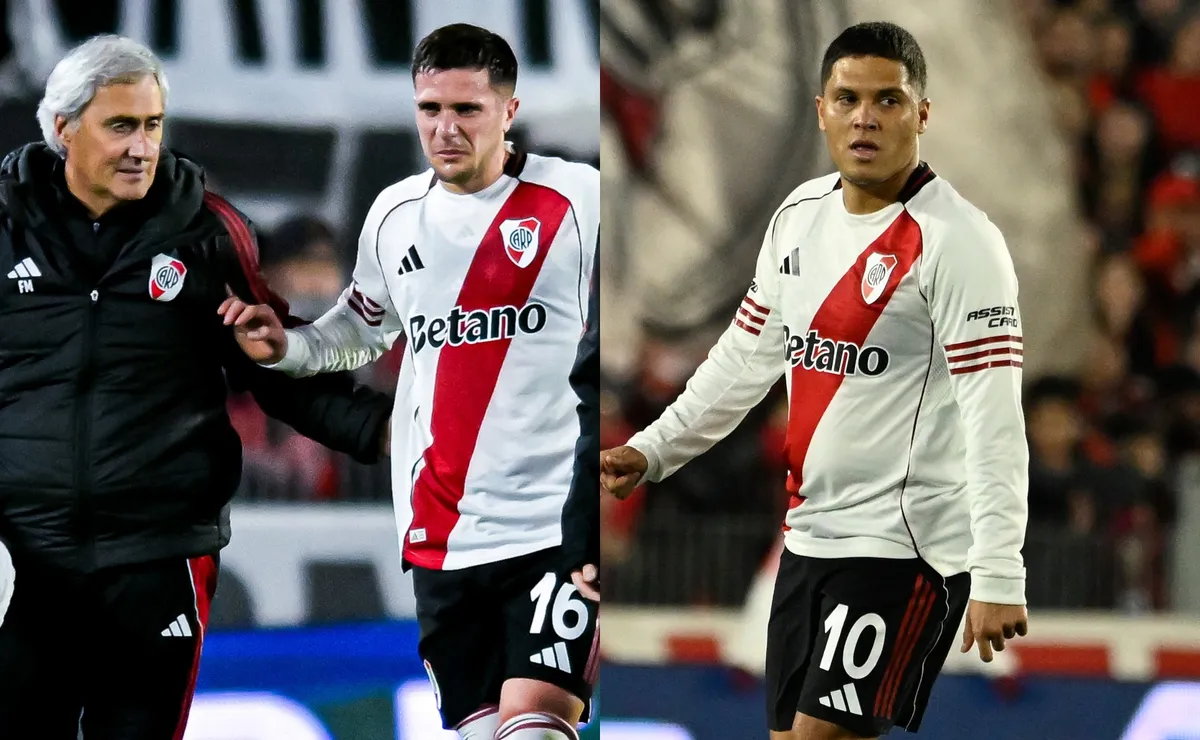 Gallardo confirmó las lesiones de Bustos y Juanfer.
