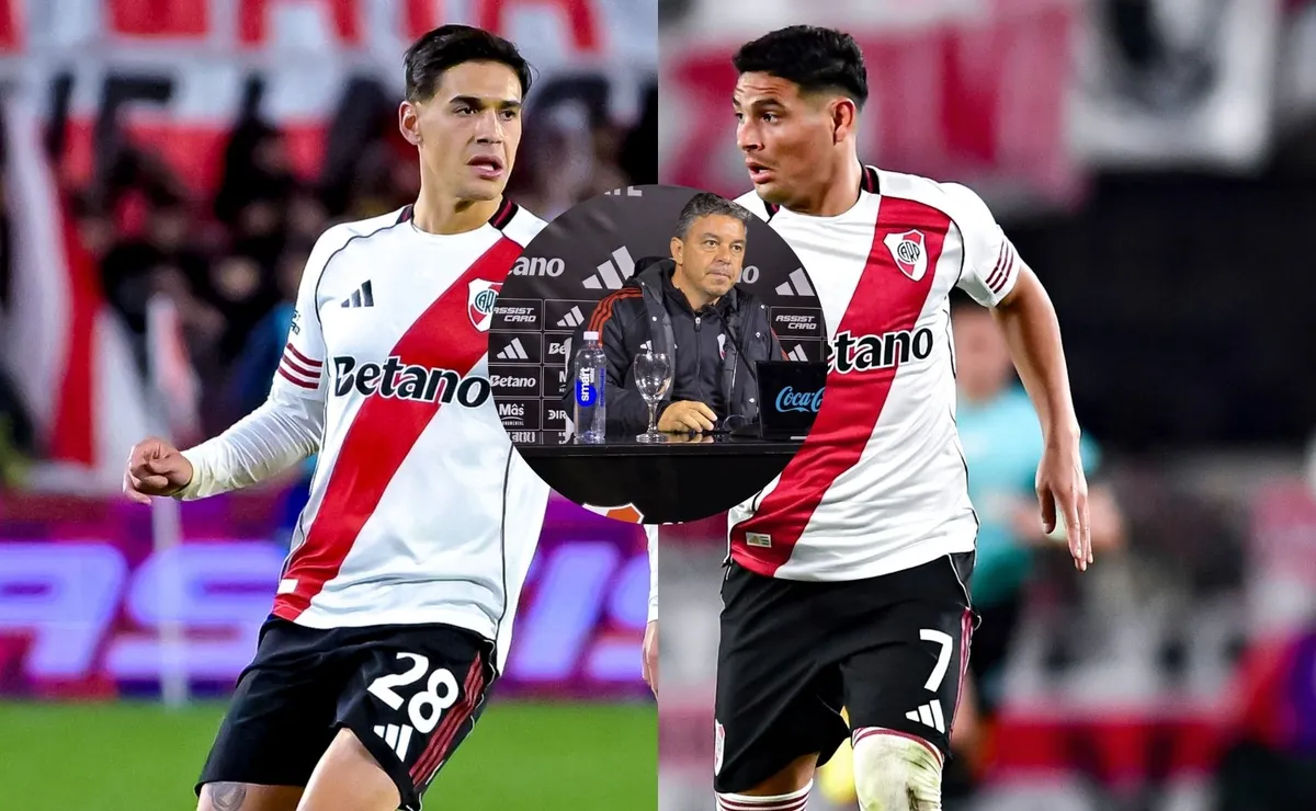 Qué dijo Gallardo sobre las recuperaciones de Salas y Martínez Quarta.
