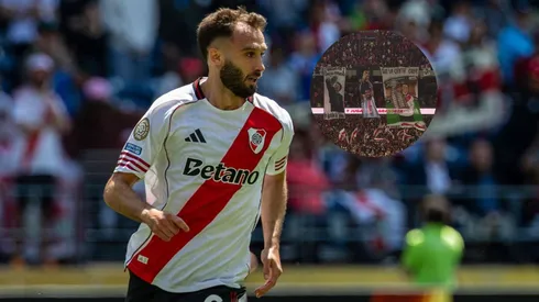 Pezzella recibió el cariño de la gente por su lesión.