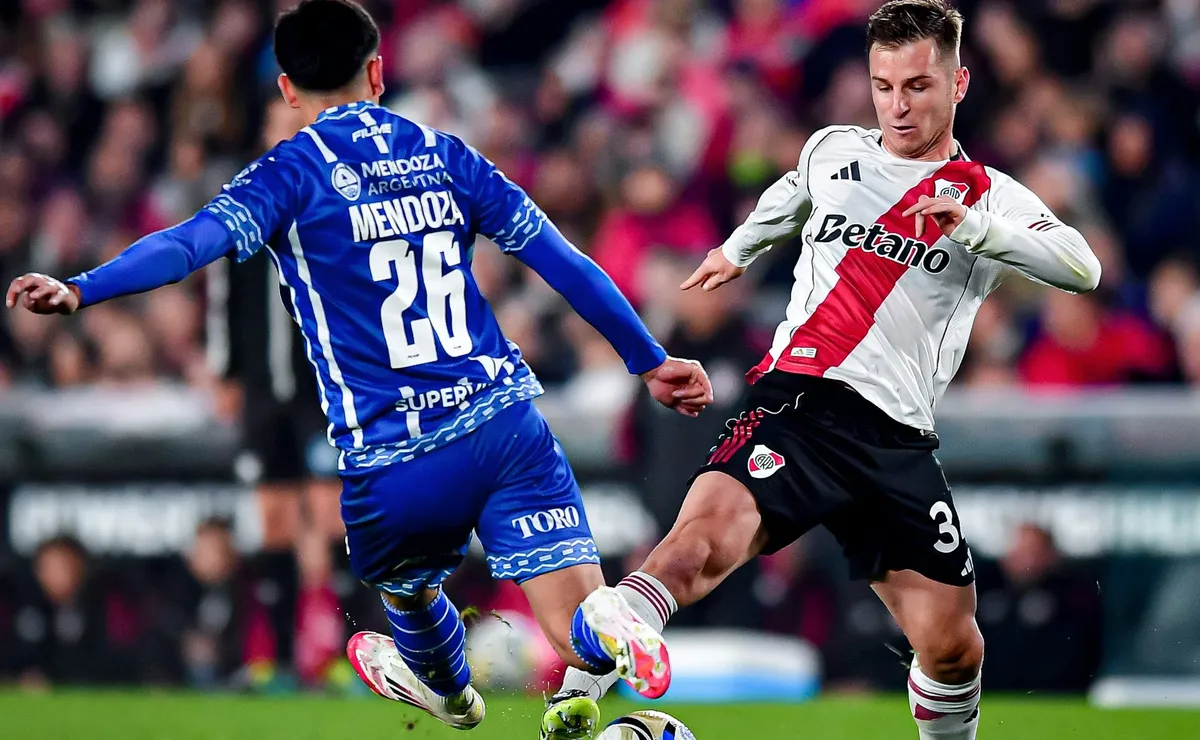 La marca que perdió River ante Godoy Cruz.