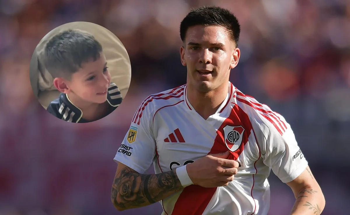 El regalo que recibió el hijo de Valverde por parte de Mastantuono.