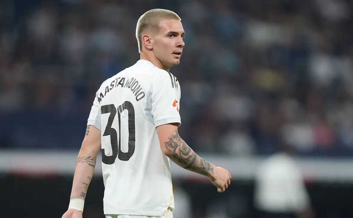 Mastantuono debutó en Real Madrid.