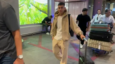 Echeverri llegó a Alemania.