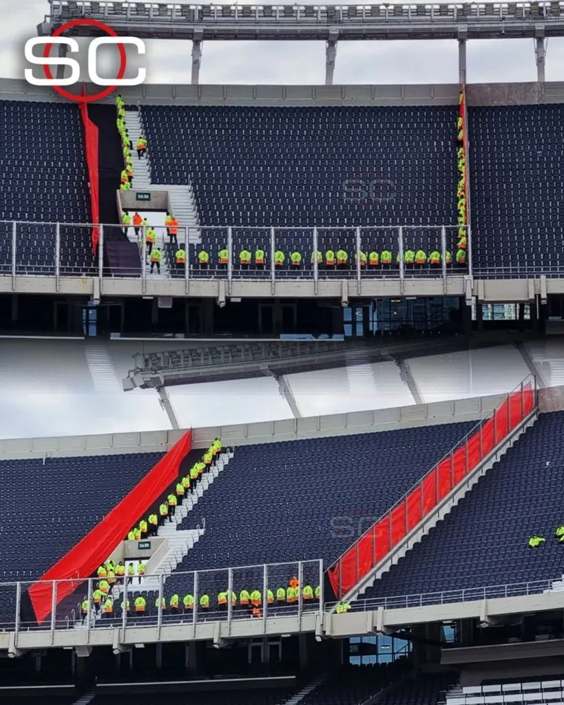 Así luce el sector visitante. (ESPN)
