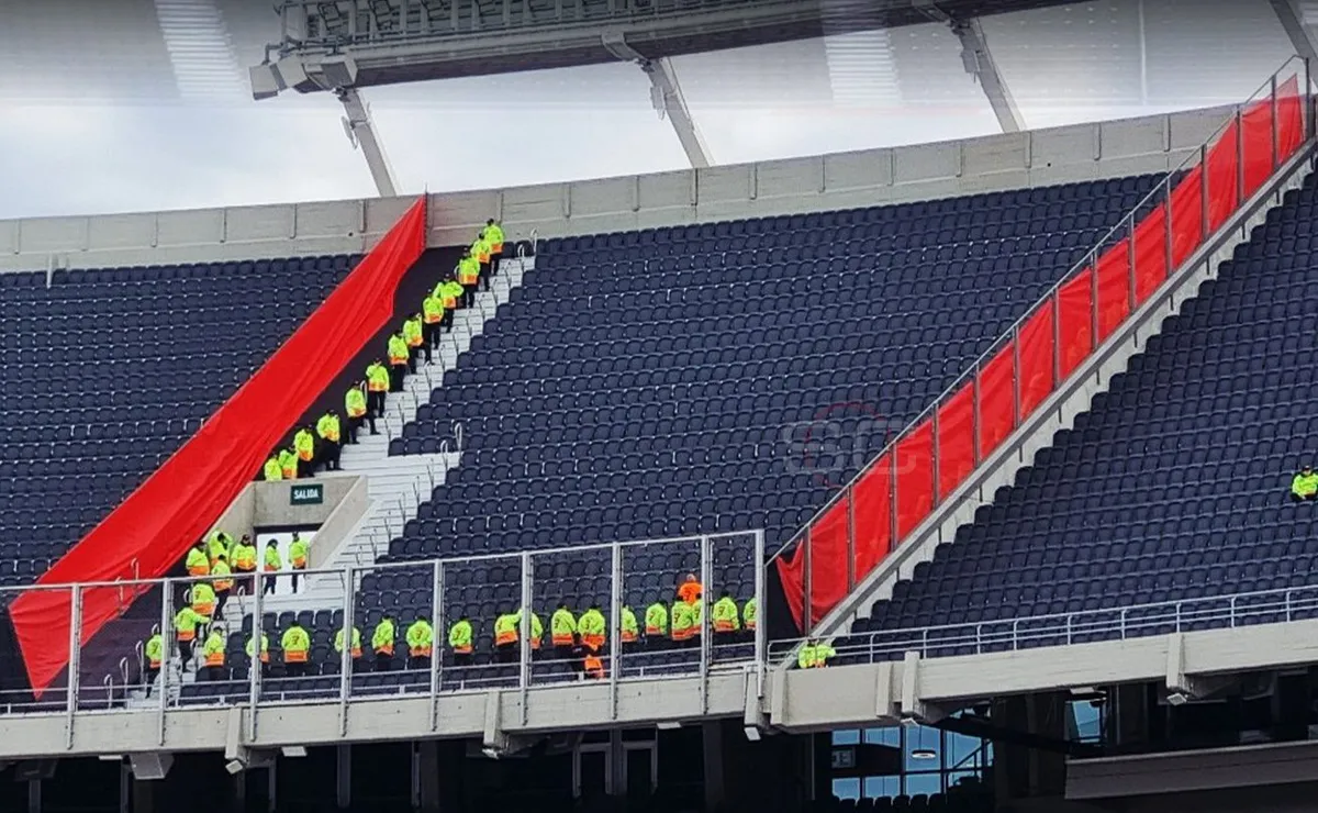 Seguridad extrema: así luce el sector para los hinchas de Libertad en el Monumental